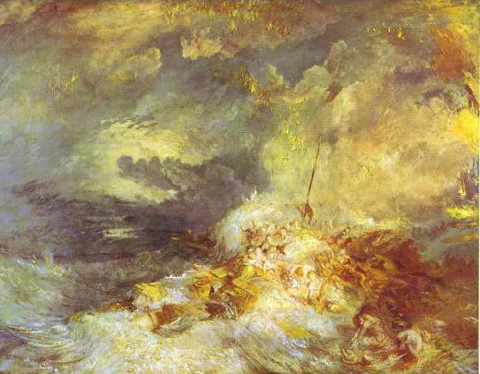 J.M.W. Turner Fire at Sea China oil painting art